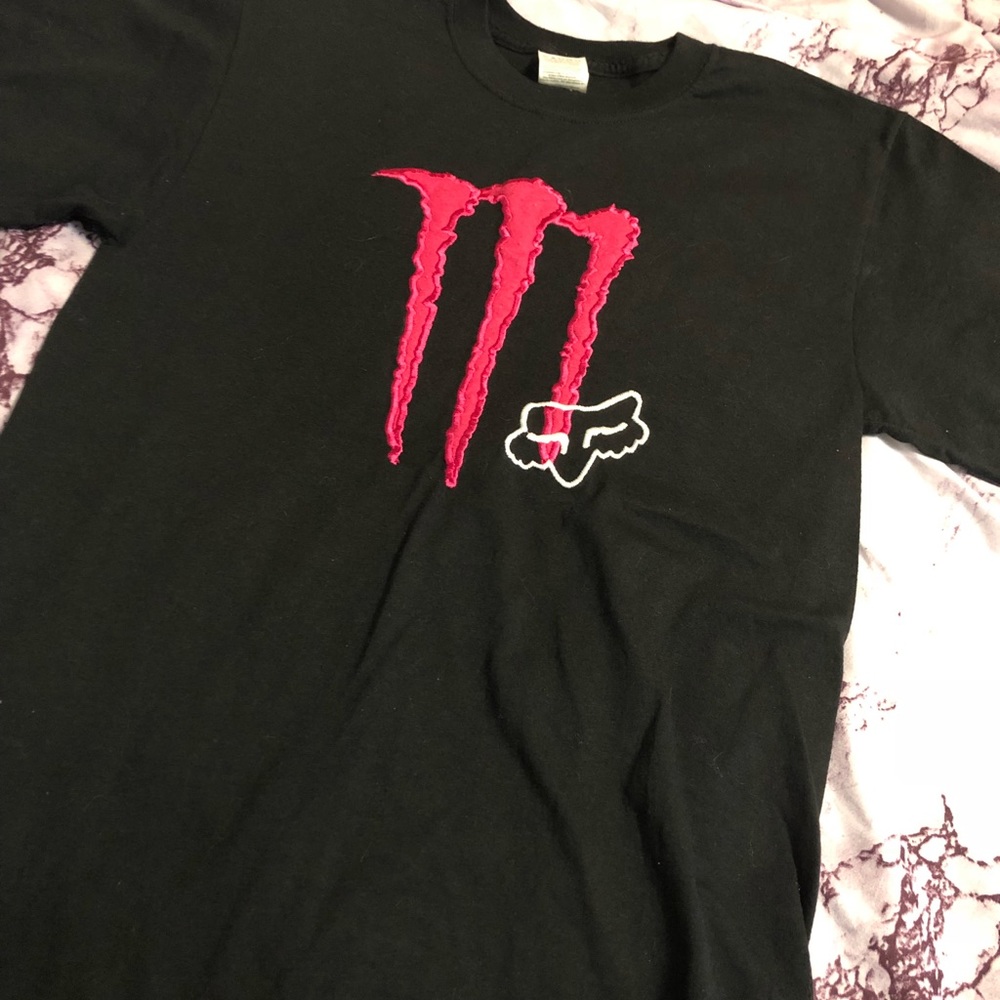 Embroidered fox monster shirt